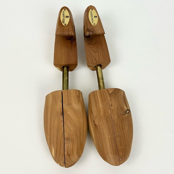 Nordstrom Wooden Shoe Trees Men's Size Medium Cedar Keeper Stretchers - Picture 12 of 12